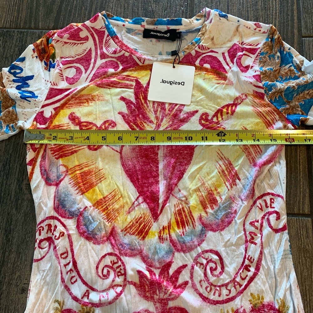 NWT Desigual Short T-Shirt Dress - Picture 7 of 7